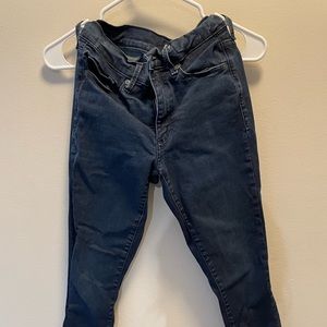 GAP blue high rise skinny jeans size 2P